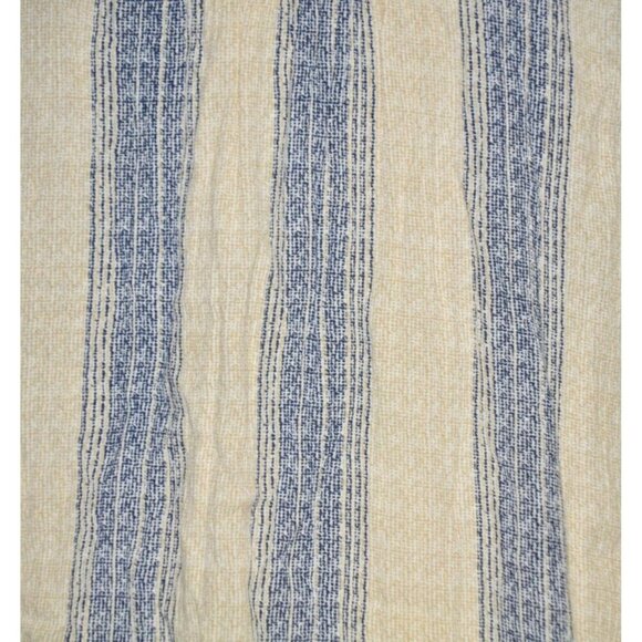 Hope Springs Ladies Floral Striped V-Neck 1/4 Button Up Blouse Size L 3/4 Sleeve - Picture 4 of 10